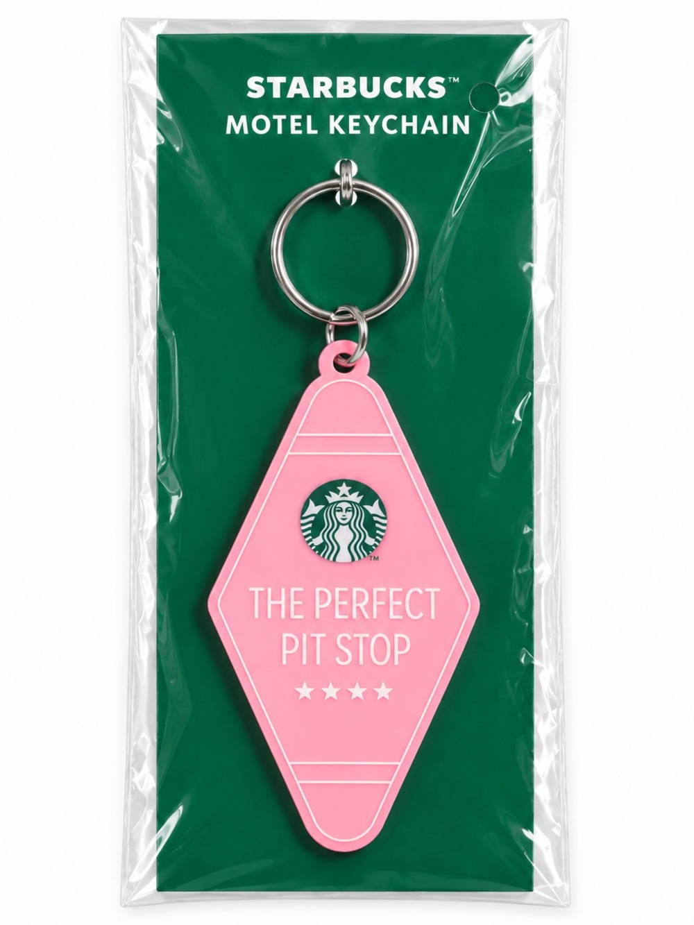 Starbucks motel keychain the perfect pit stop